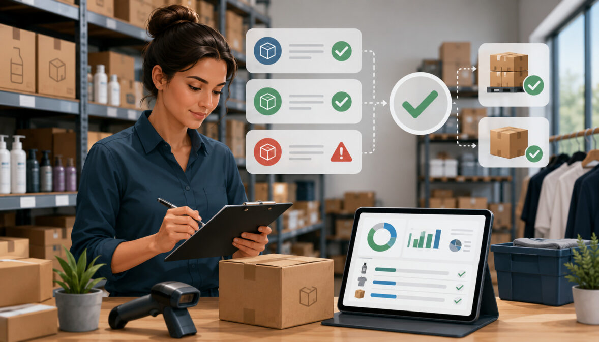 Inventory reconciliation after stock audit using POS software